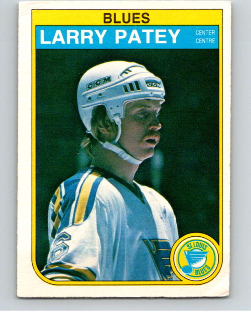 1982-83 O-Pee-Chee #308 Larry Patey  St. Louis Blues  V59242 Image 1