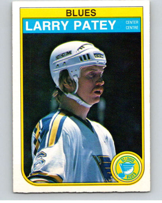 1982-83 O-Pee-Chee #308 Larry Patey  St. Louis Blues  V59245 Image 1