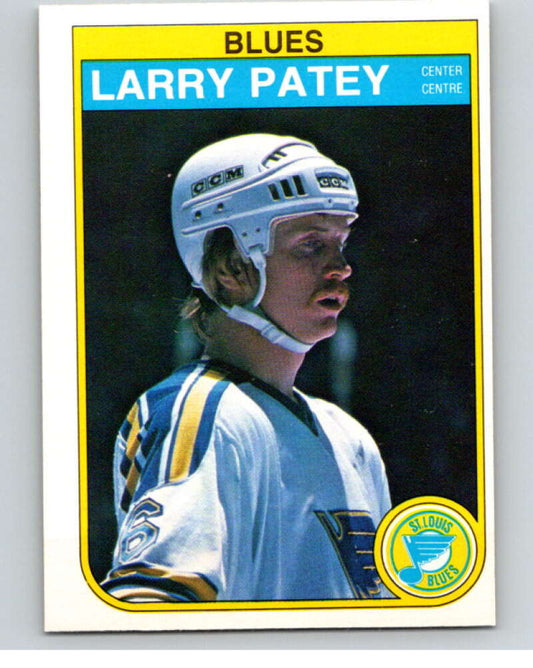 1982-83 O-Pee-Chee #308 Larry Patey  St. Louis Blues  V59246 Image 1