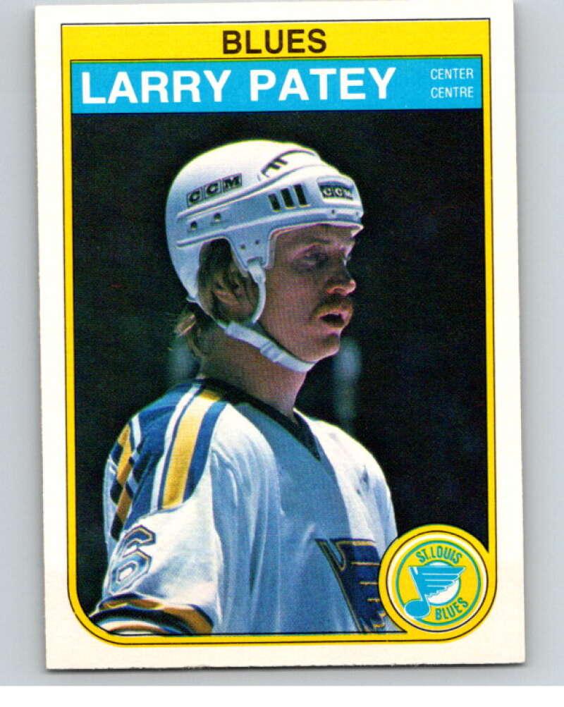 1982-83 O-Pee-Chee #308 Larry Patey  St. Louis Blues  V59249 Image 1