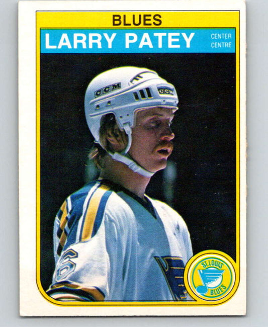 1982-83 O-Pee-Chee #308 Larry Patey  St. Louis Blues  V59250 Image 1