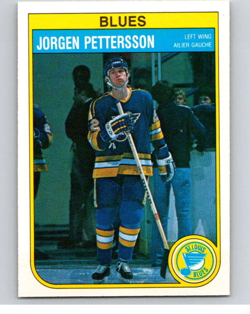 1982-83 O-Pee-Chee #309 Jorgen Pettersson  St. Louis Blues  V59251 Image 1