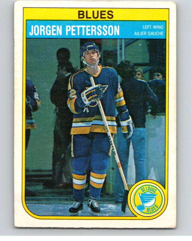 1982-83 O-Pee-Chee #309 Jorgen Pettersson  St. Louis Blues  V59252 Image 1