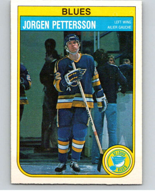 1982-83 O-Pee-Chee #309 Jorgen Pettersson  St. Louis Blues  V59255 Image 1