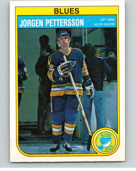 1982-83 O-Pee-Chee #309 Jorgen Pettersson  St. Louis Blues  V59256 Image 1