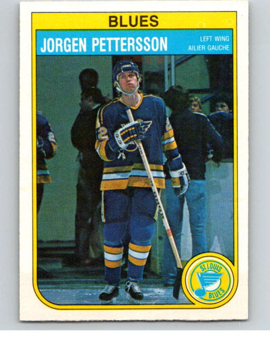 1982-83 O-Pee-Chee #309 Jorgen Pettersson  St. Louis Blues  V59258 Image 1