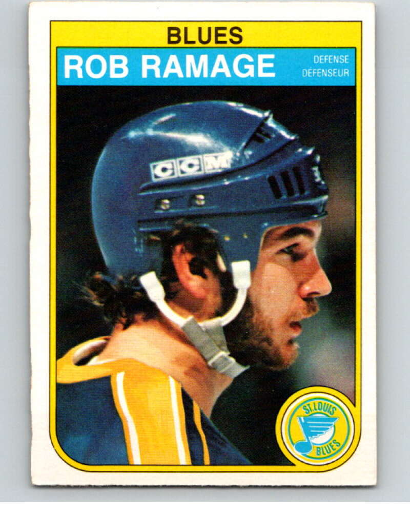 1982-83 O-Pee-Chee #310 Rob Ramage  St. Louis Blues  V59263 Image 1