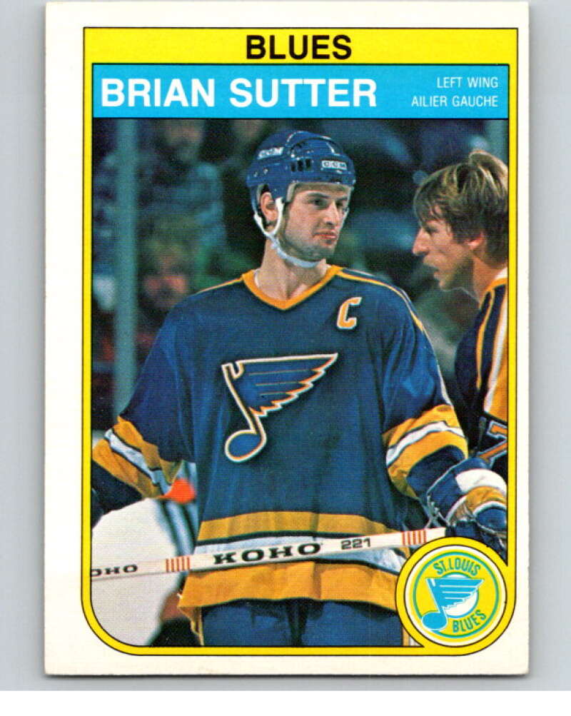 1982-83 O-Pee-Chee #311 Brian Sutter  St. Louis Blues  V59267 Image 1