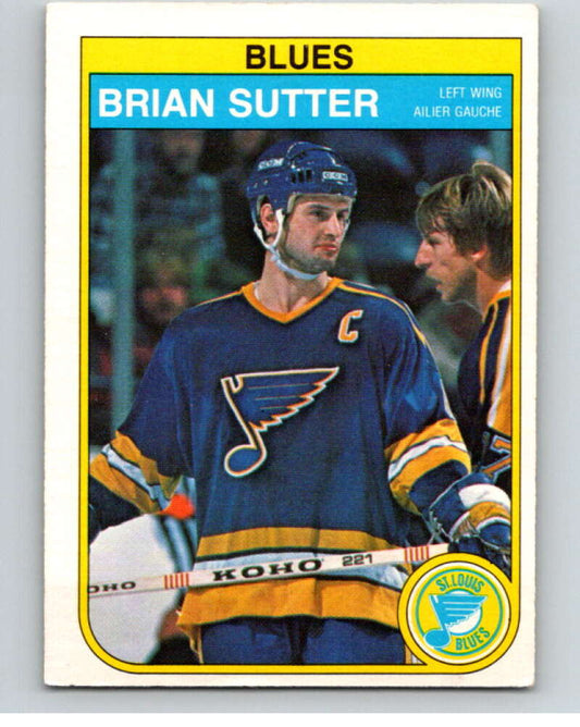 1982-83 O-Pee-Chee #311 Brian Sutter  St. Louis Blues  V59268 Image 1