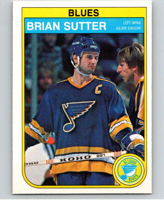 1982-83 O-Pee-Chee #311 Brian Sutter  St. Louis Blues  V59269 Image 1