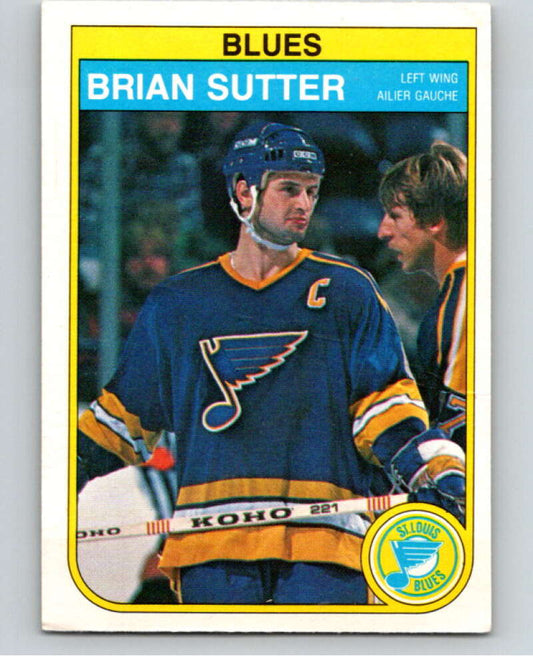 1982-83 O-Pee-Chee #311 Brian Sutter  St. Louis Blues  V59271 Image 1