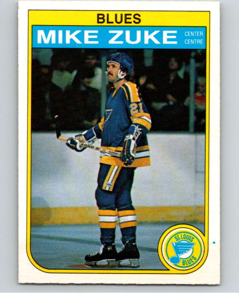 1982-83 O-Pee-Chee #313 Mike Zuke  St. Louis Blues  V59281 Image 1