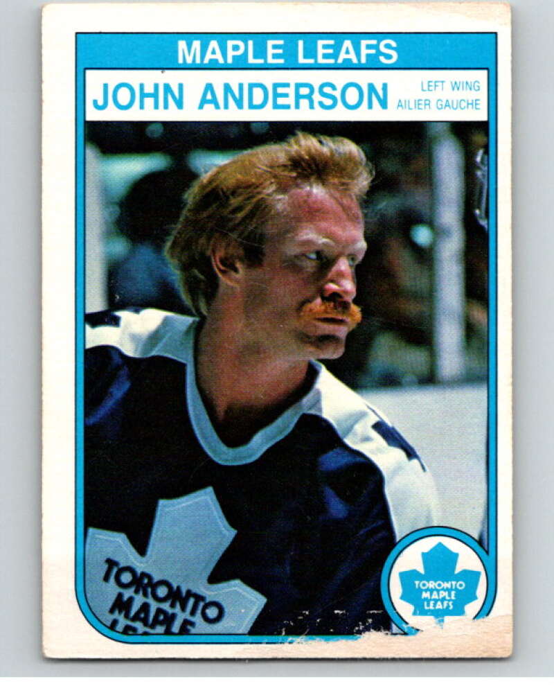 1982-83 O-Pee-Chee #315 John Anderson  RC Rookie Toronto Maple Leafs  V59294 Image 1