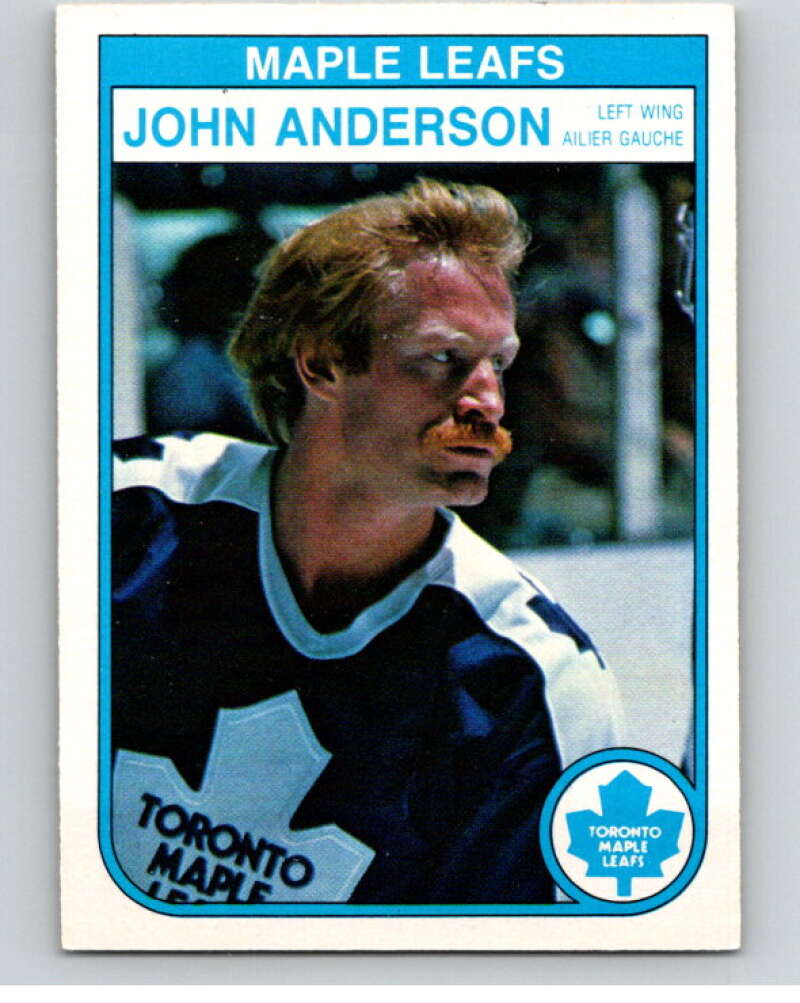 1982-83 O-Pee-Chee #315 John Anderson  RC Rookie Toronto Maple Leafs  V59295 Image 1