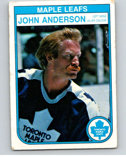 1982-83 O-Pee-Chee #315 John Anderson  RC Rookie Toronto Maple Leafs  V59297 Image 1