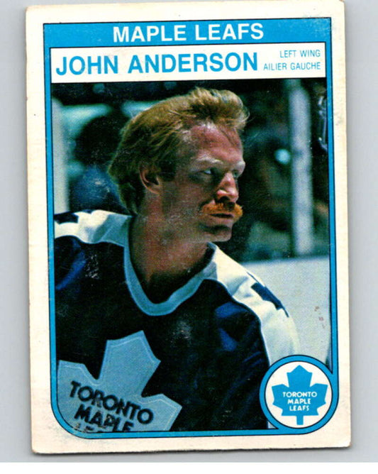 1982-83 O-Pee-Chee #315 John Anderson  RC Rookie Toronto Maple Leafs  V59299 Image 1