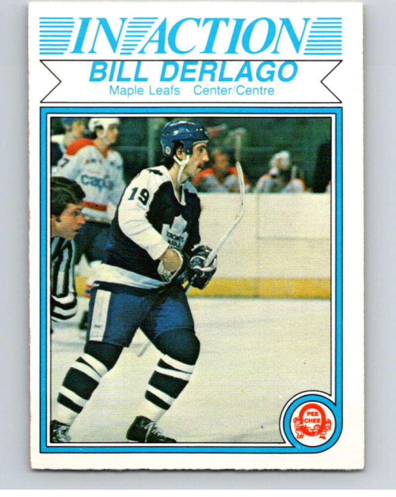 1982-83 O-Pee-Chee #320 Bill Derlago IA  Toronto Maple Leafs  V59328 Image 1