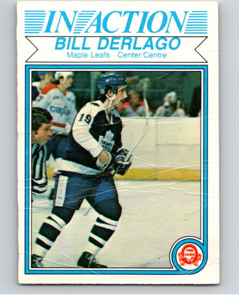 1982-83 O-Pee-Chee #320 Bill Derlago IA  Toronto Maple Leafs  V59331 Image 1