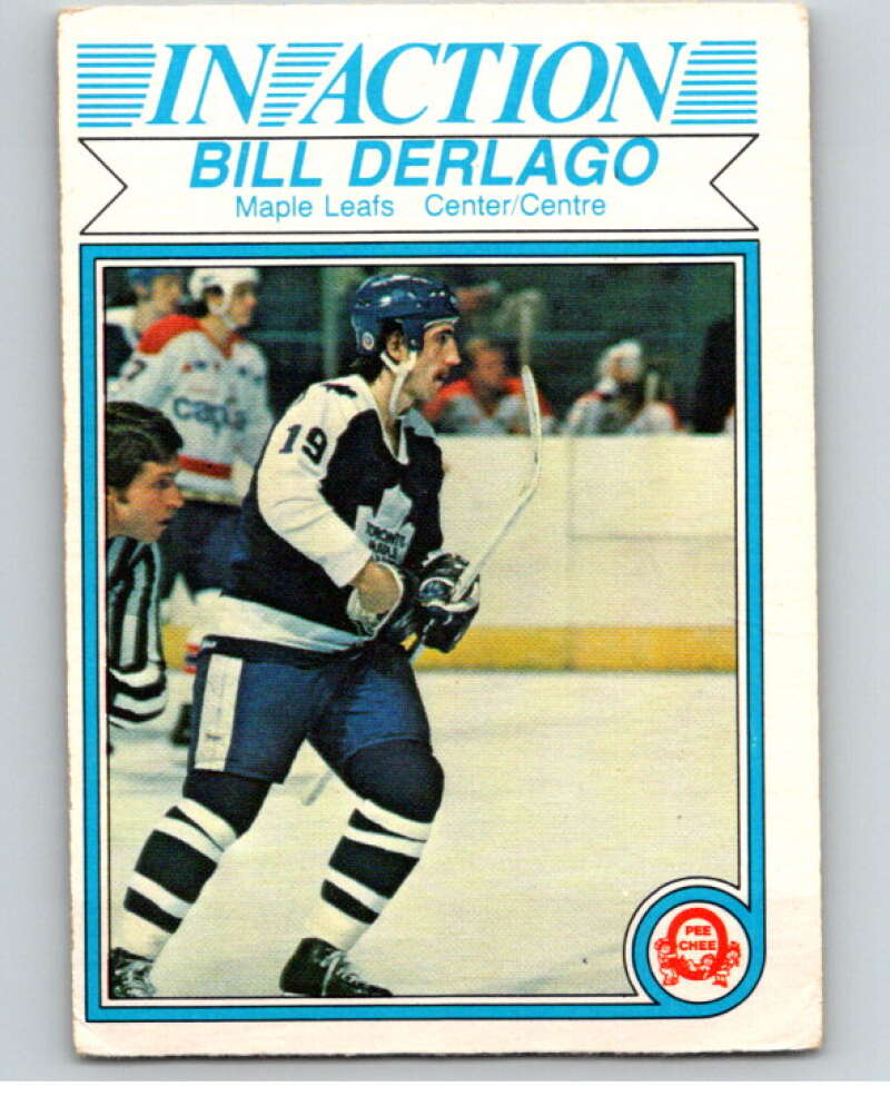 1982-83 O-Pee-Chee #320 Bill Derlago IA  Toronto Maple Leafs  V59333 Image 1