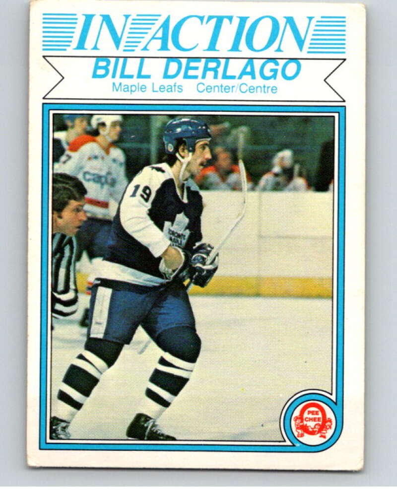 1982-83 O-Pee-Chee #320 Bill Derlago IA  Toronto Maple Leafs  V59334 Image 1