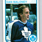 1982-83 O-Pee-Chee #326 Dan Maloney  Toronto Maple Leafs  V59372 Image 1