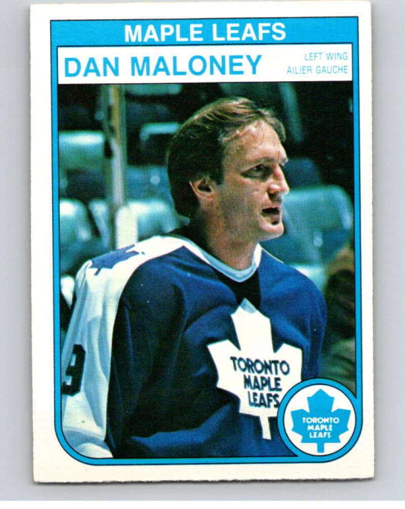 1982-83 O-Pee-Chee #326 Dan Maloney  Toronto Maple Leafs  V59375 Image 1