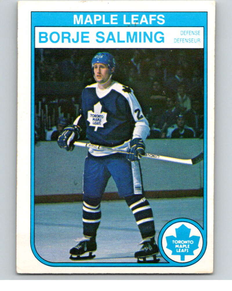 1982-83 O-Pee-Chee #332 Borje Salming  Toronto Maple Leafs  V59425 Image 1