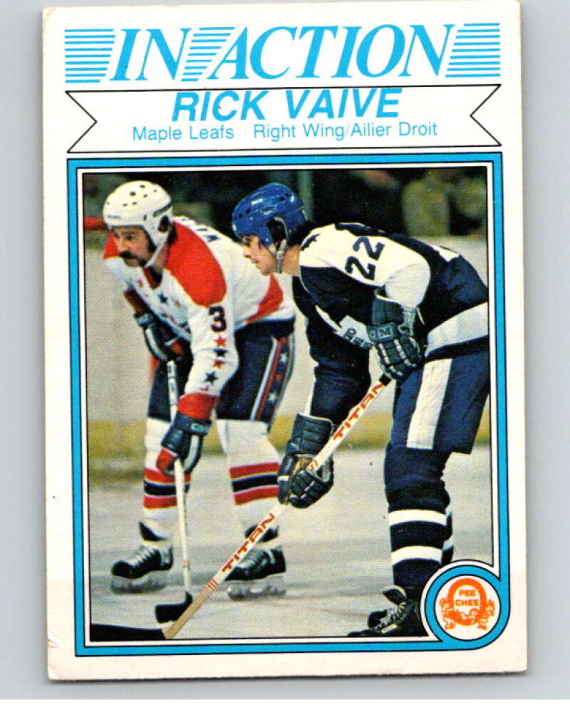 1982-83 O-Pee-Chee #336 Rick Vaive IA  Toronto Maple Leafs  V59453 Image 1