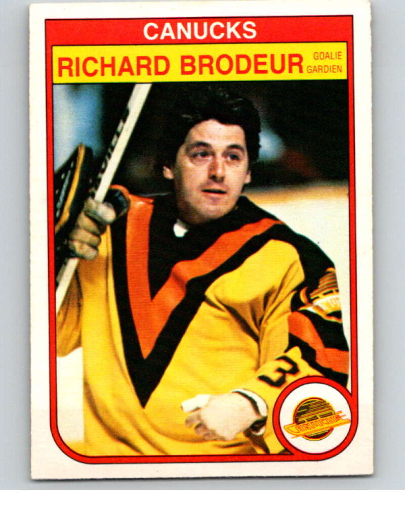 1982-83 O-Pee-Chee #339 Richard Brodeur  Vancouver Canucks  V59475 Image 1