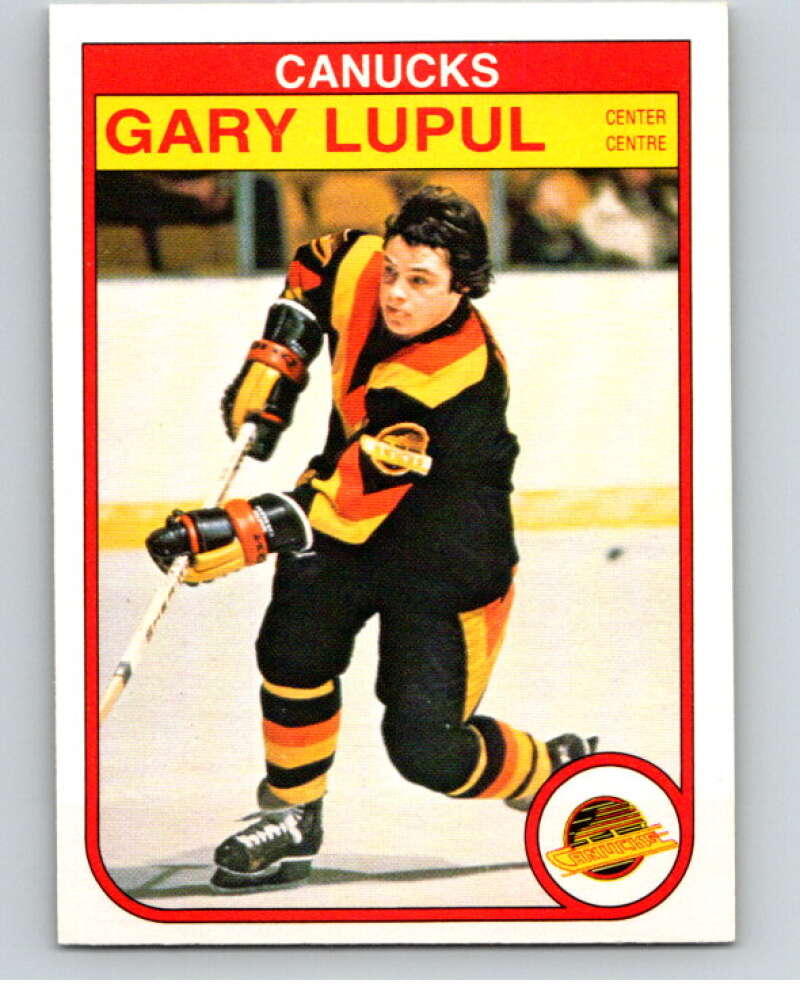 1982-83 O-Pee-Chee #354 Gary Lupul  RC Rookie Vancouver Canucks  V59583 Image 1