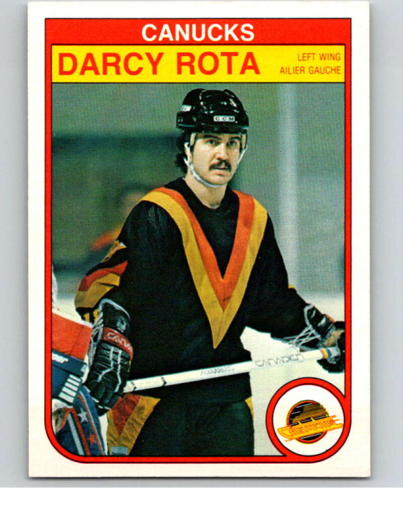 1982-83 O-Pee-Chee #355 Darcy Rota  Vancouver Canucks  V59587 Image 1