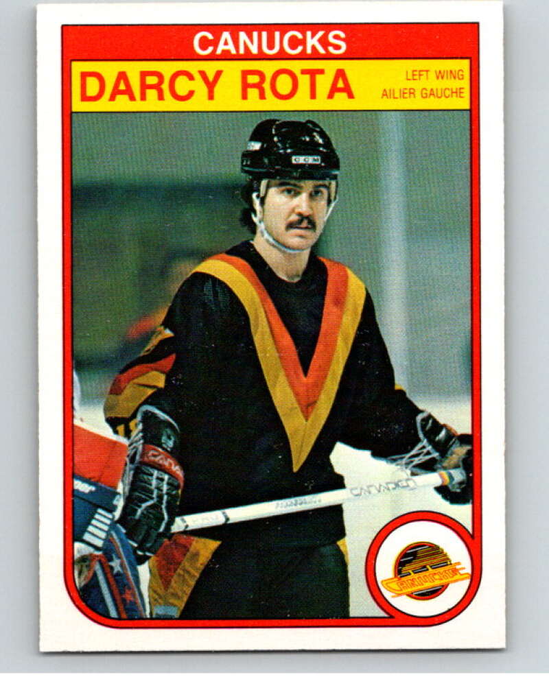 1982-83 O-Pee-Chee #355 Darcy Rota  Vancouver Canucks  V59593 Image 1