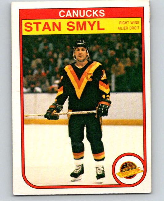 1982-83 O-Pee-Chee #356 Stan Smyl  Vancouver Canucks  V59600 Image 1