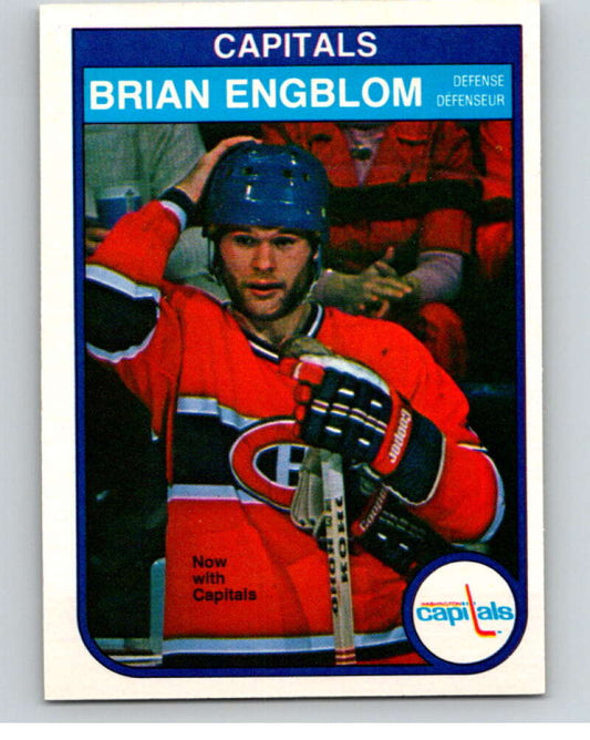 1982-83 O-Pee-Chee #362 Brian Engblom  Washington Capitals  V59650 Image 1