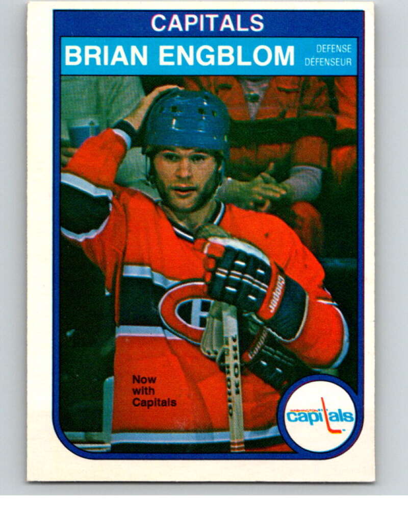 1982-83 O-Pee-Chee #362 Brian Engblom  Washington Capitals  V59653 Image 1