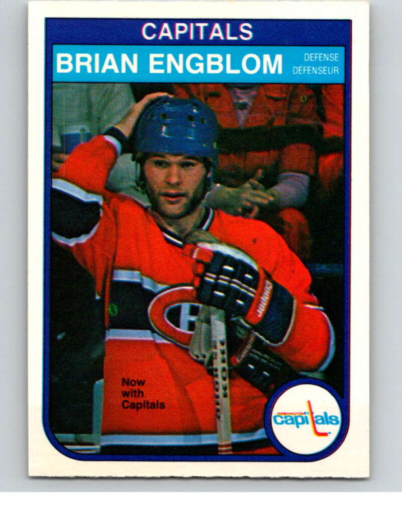 1982-83 O-Pee-Chee #362 Brian Engblom  Washington Capitals  V59654 Image 1