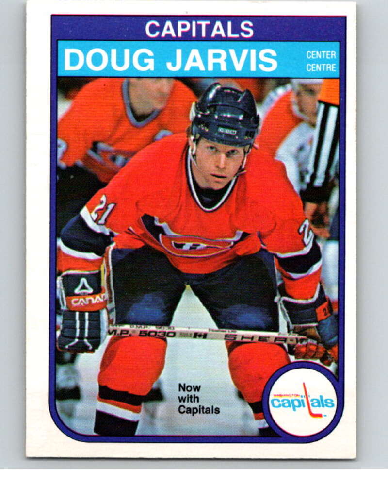 1982-83 O-Pee-Chee #367 Doug Jarvis  RC Rookie Washington Capitals  V59689 Image 1