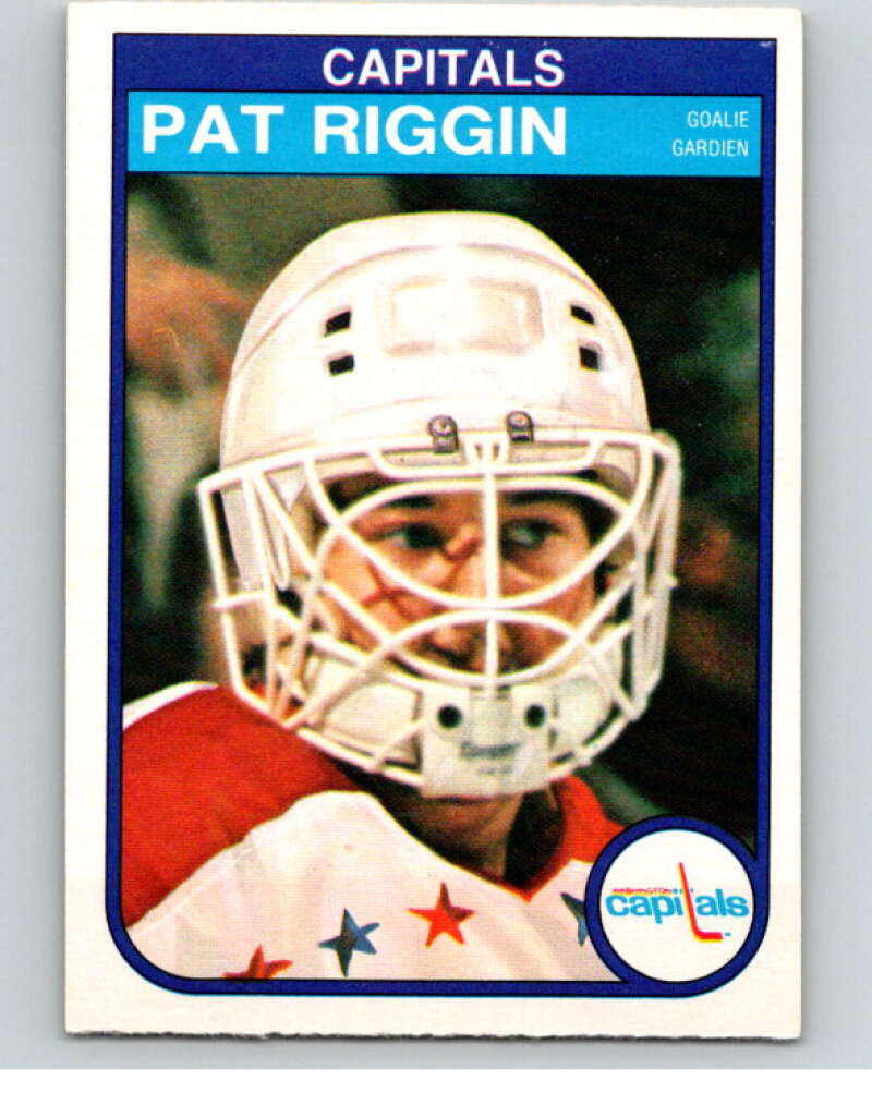 1982-83 O-Pee-Chee #372 Pat Riggin  Washington Capitals  V59734 Image 1