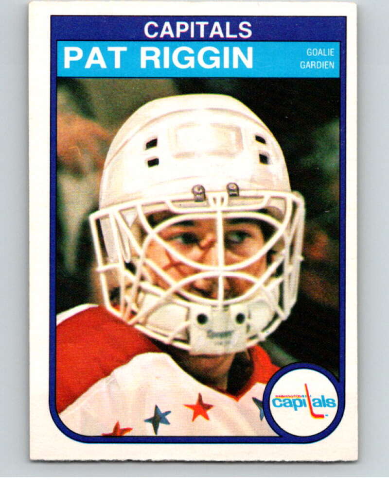 1982-83 O-Pee-Chee #372 Pat Riggin  Washington Capitals  V59736 Image 1