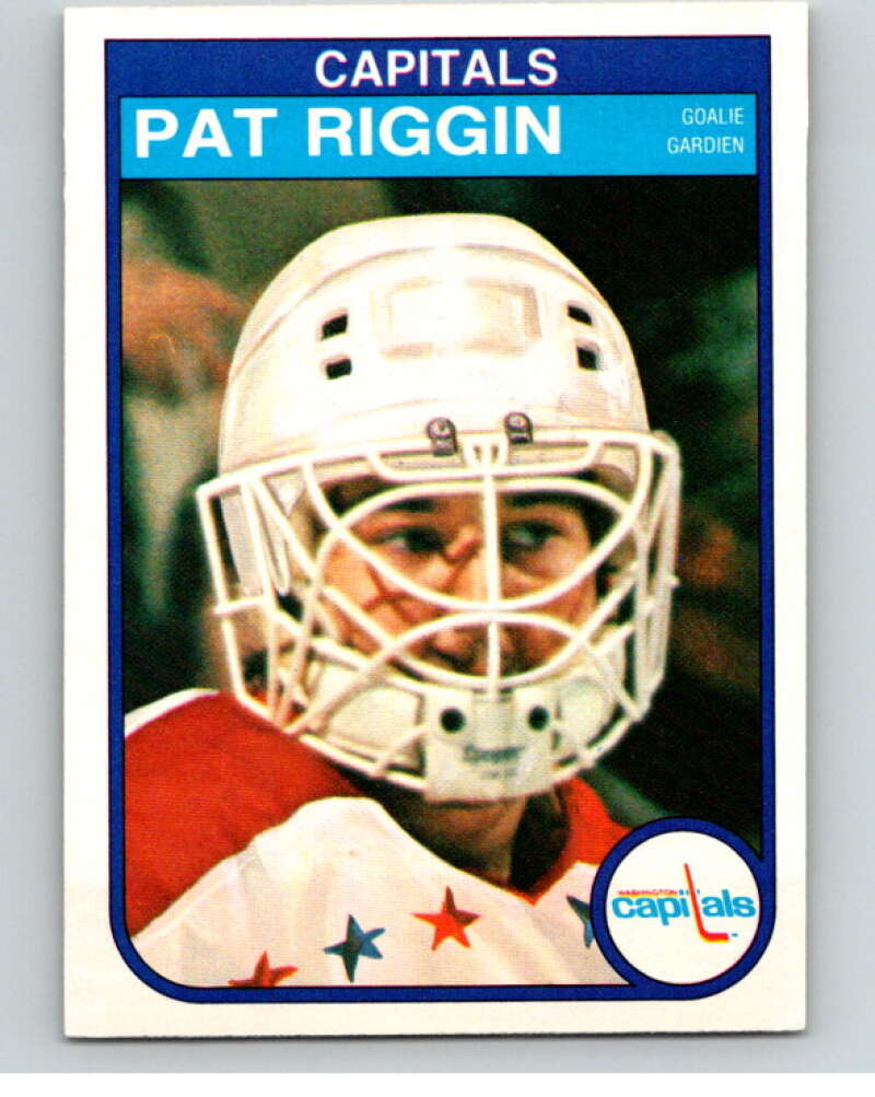 1982-83 O-Pee-Chee #372 Pat Riggin  Washington Capitals  V59737 Image 1