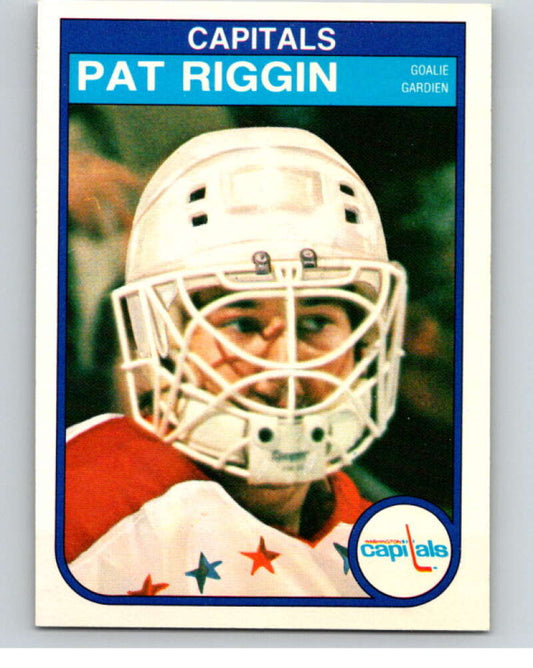 1982-83 O-Pee-Chee #372 Pat Riggin  Washington Capitals  V59741 Image 1