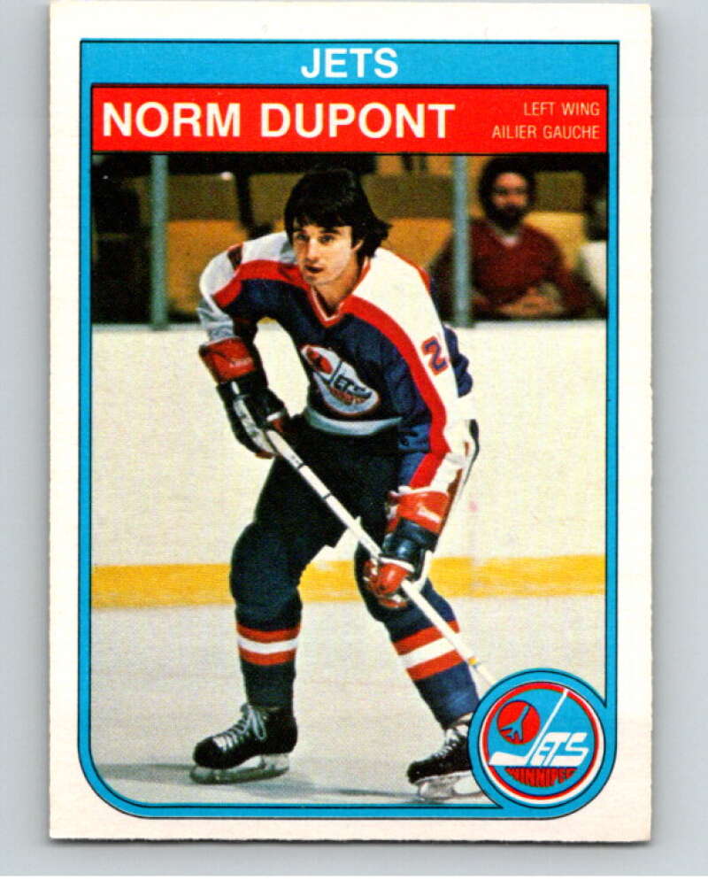 1982-83 O-Pee-Chee #378 Norm Dupont  Winnipeg Jets  V59786 Image 1