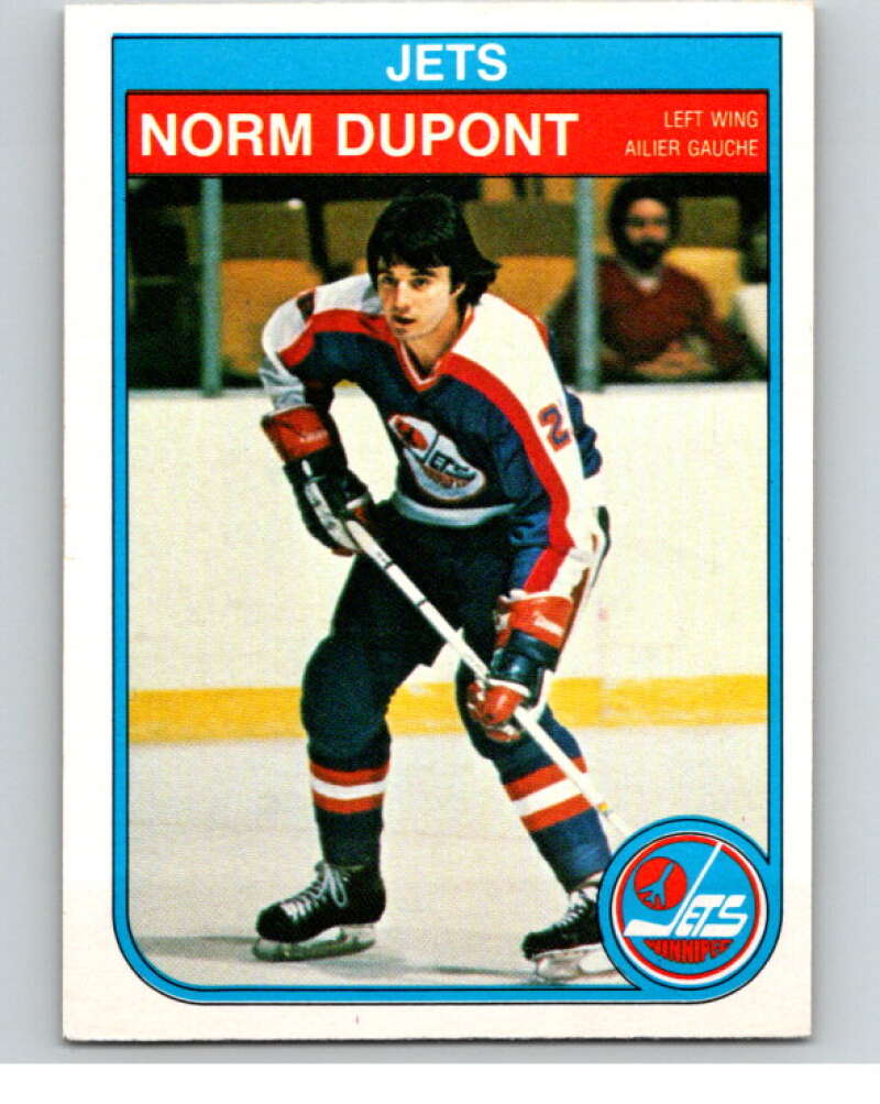 1982-83 O-Pee-Chee #378 Norm Dupont  Winnipeg Jets  V59787 Image 1