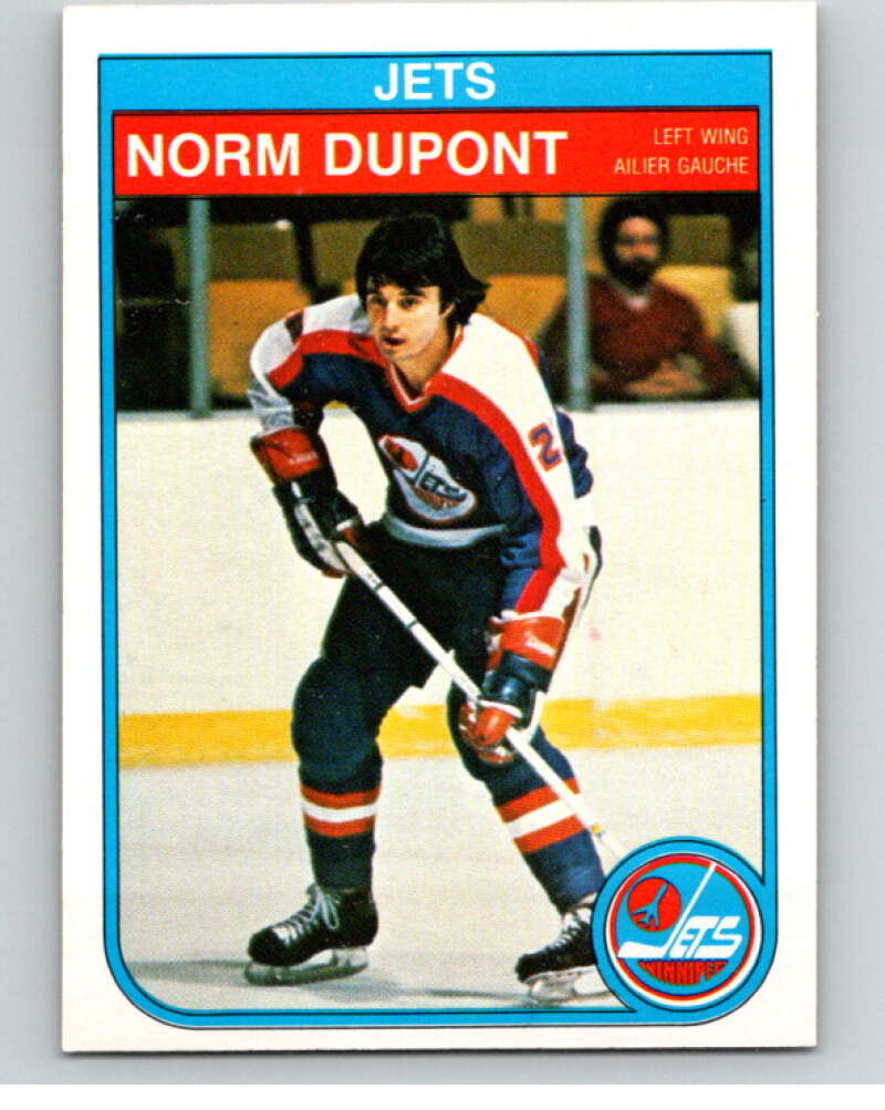 1982-83 O-Pee-Chee #378 Norm Dupont  Winnipeg Jets  V59791 Image 1