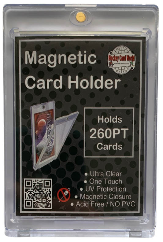 Hockey Card World 260pt Magnetic 1Touch Card Holder One Touch - Ultra Clear Image 1