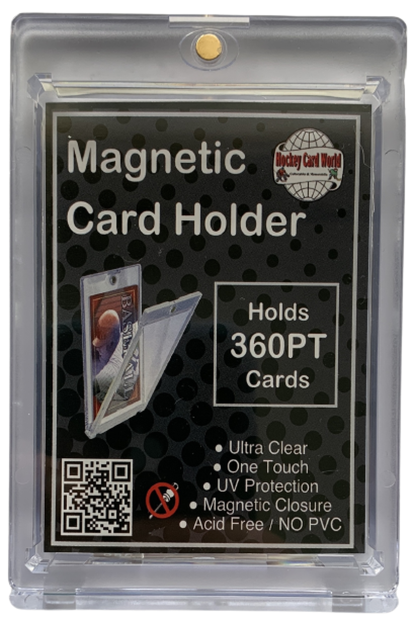 Hockey Card World 360pt Magnetic 1Touch Card Holder One Touch - Ultra Clear Image 1