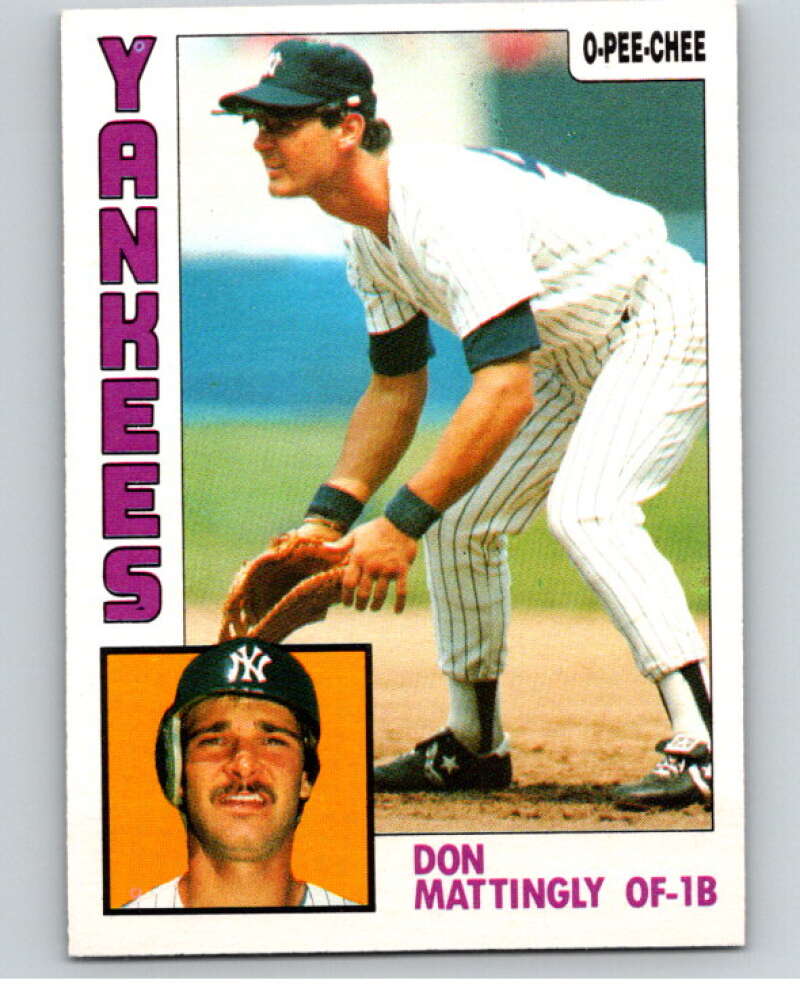 1985 O-Pee-Chee Baseball #8 Don Mattingly  RC Rookie  V59926 Image 1