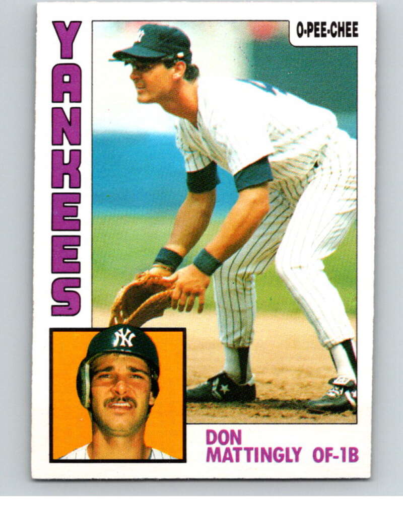 1986 O-Pee-Chee Baseball #8 Don Mattingly  RC Rookie  V59927 Image 1