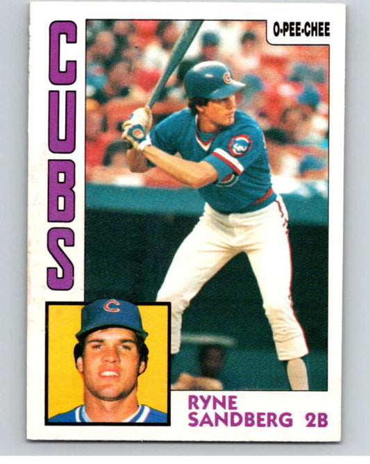 1984 O-Pee-Chee Baseball #64 Ryne Sandberg  Chicago Cubs  V59938 Image 1