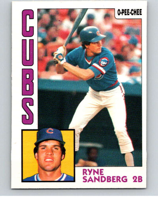 1984 O-Pee-Chee Baseball #64 Ryne Sandberg  Chicago Cubs  V59941 Image 1